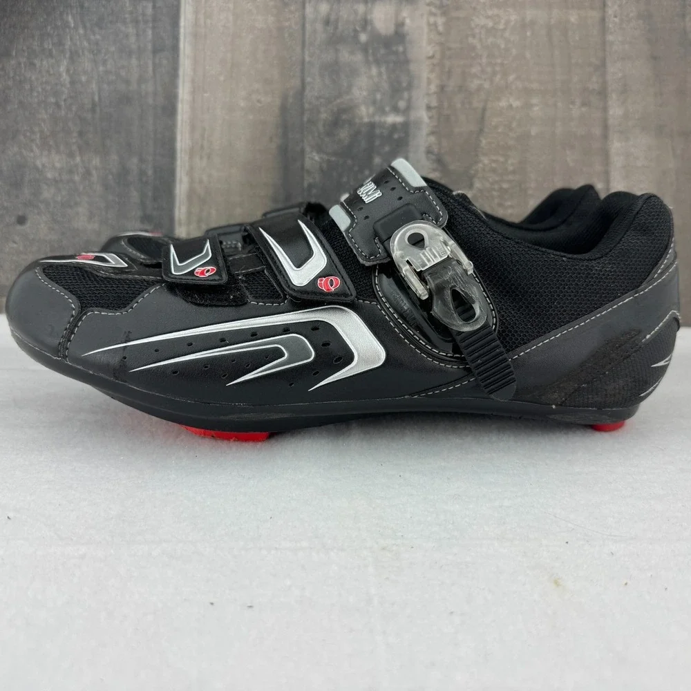 Pearl Izumi Race RD Road Cycling Shoes Mens EU 47 US 13 Black Red‎ 3-Bolt